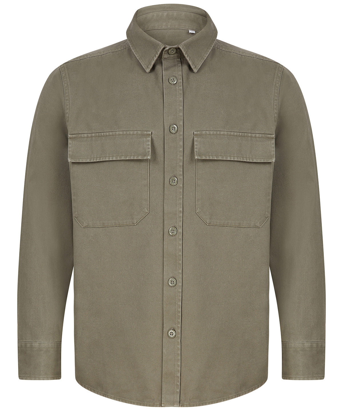 Drill overshirt | khaki