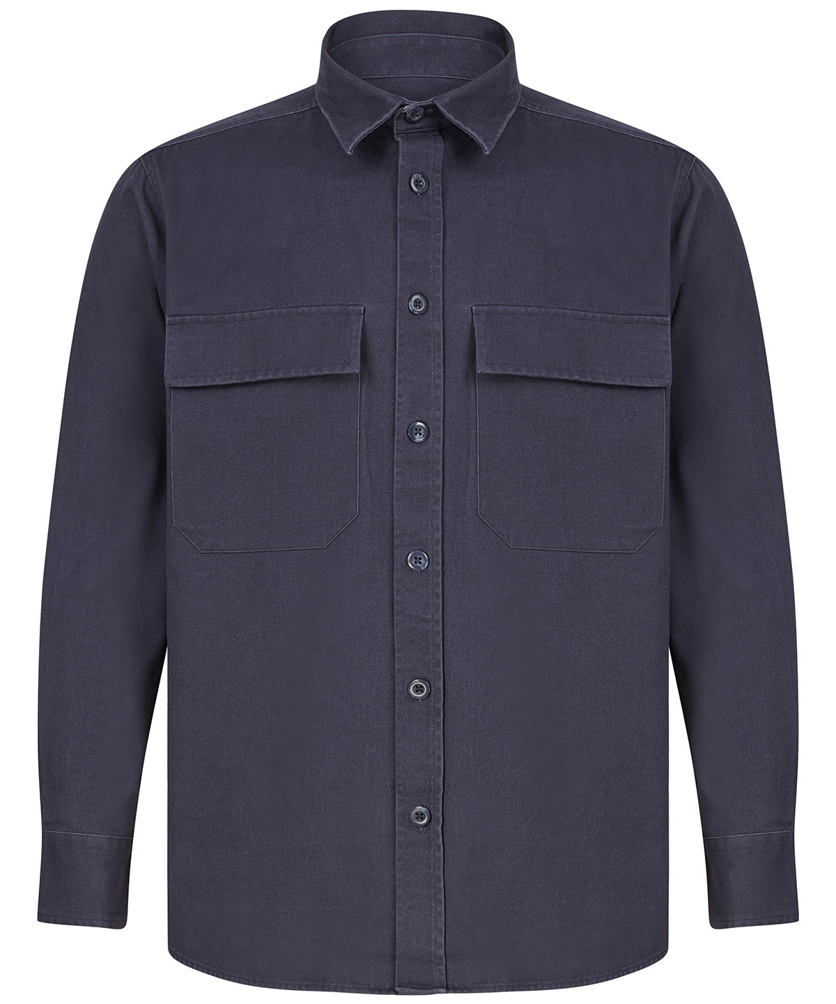 Drill overshirt | navy