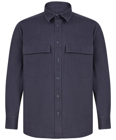 Drill overshirt | navy