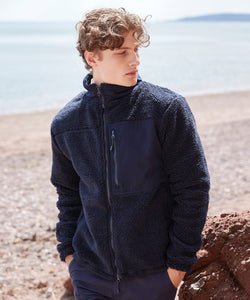 Recycled sherpa fleece | black