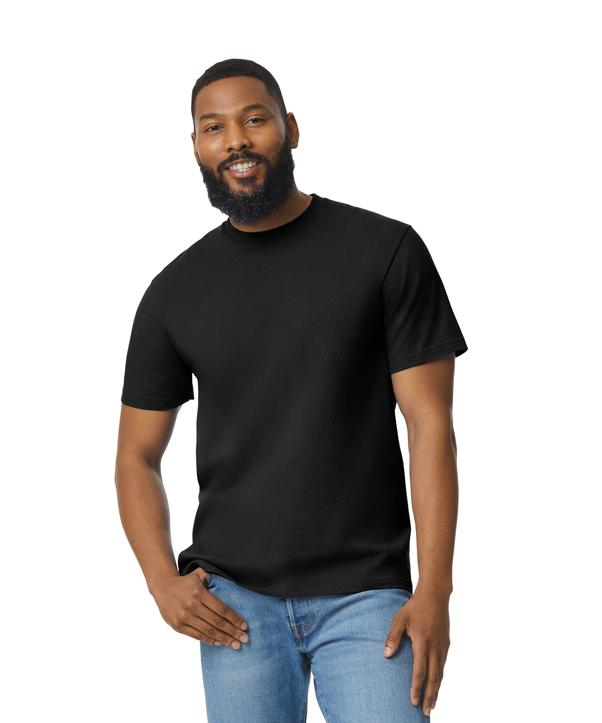 Light cotton adult t-shirt | black