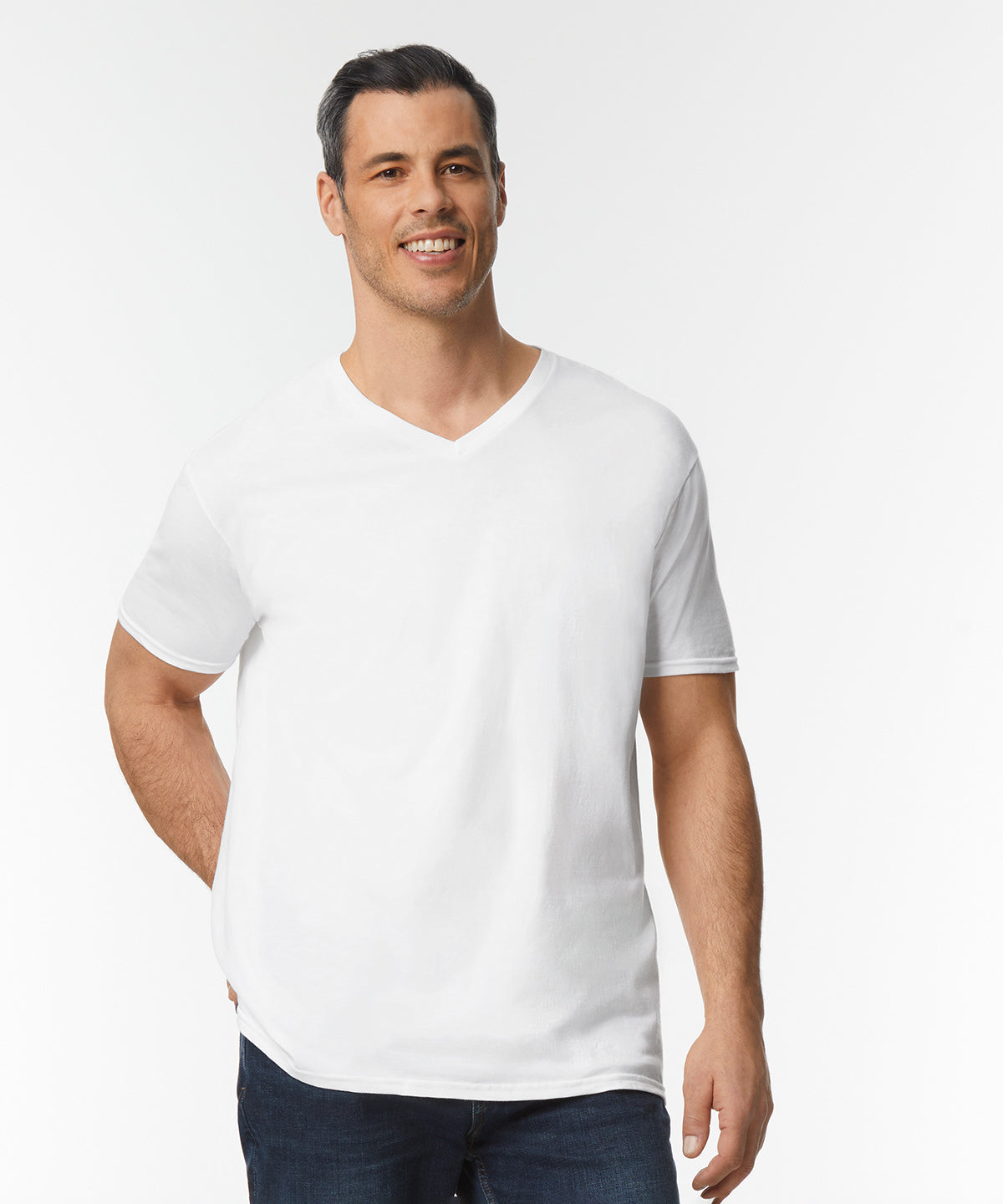 Softstyle v-neck t-shirt | black