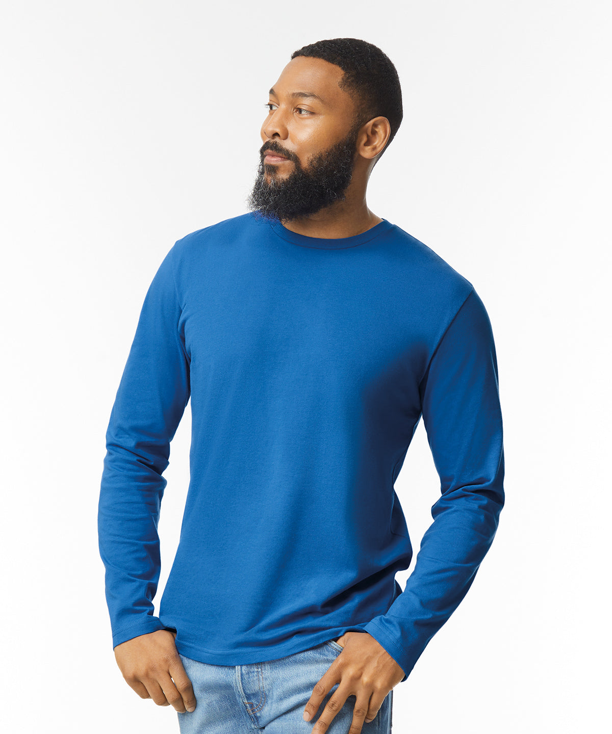 Softstyle long sleeve t-shirt | black
