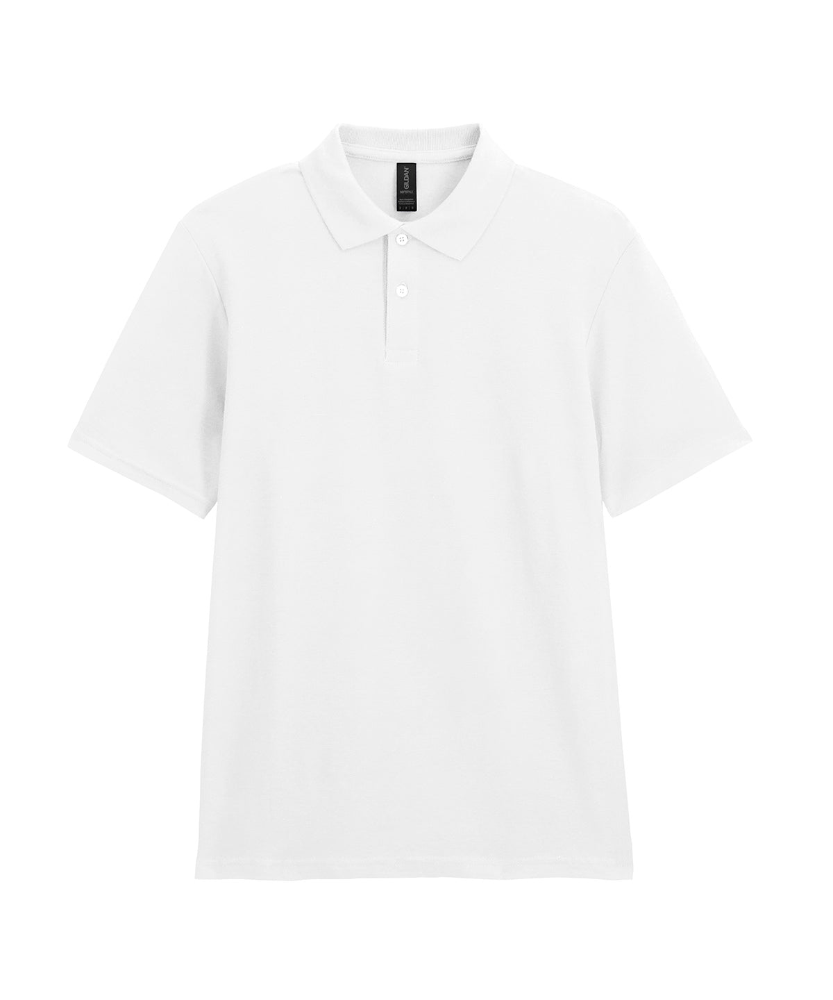 Softstyle adult double piqu polo | white