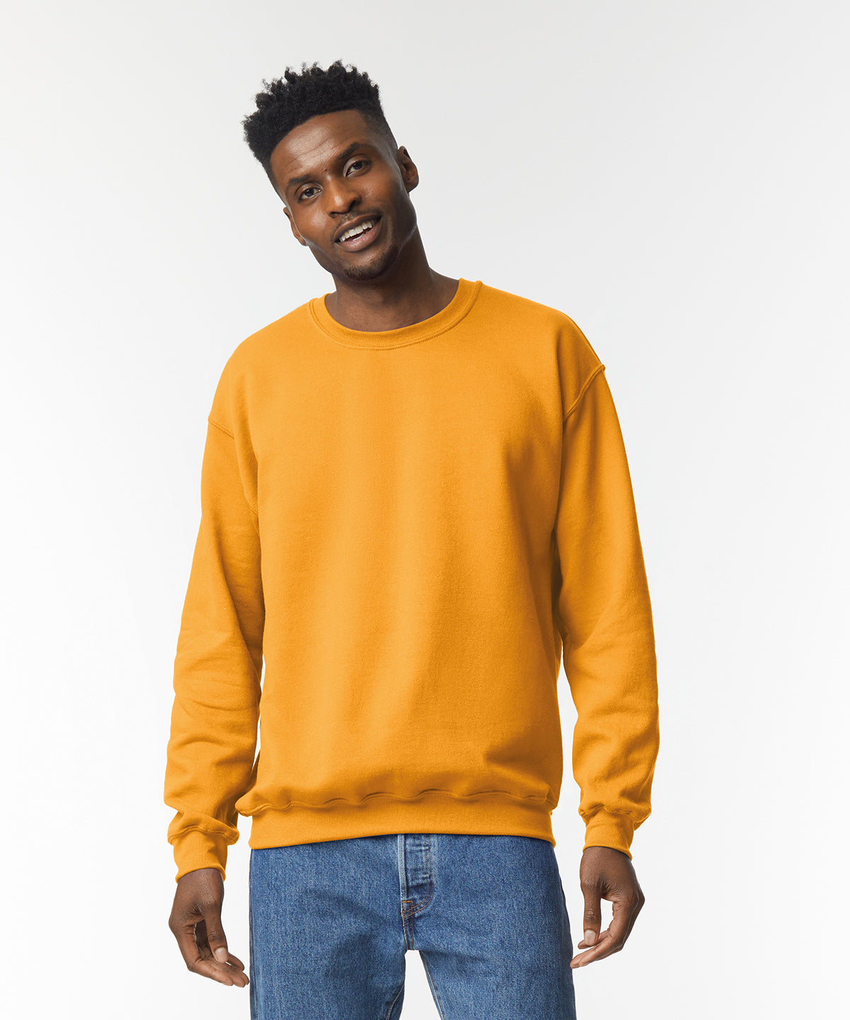 Heavy Blend adult crew neck sweatshirt | cherry red