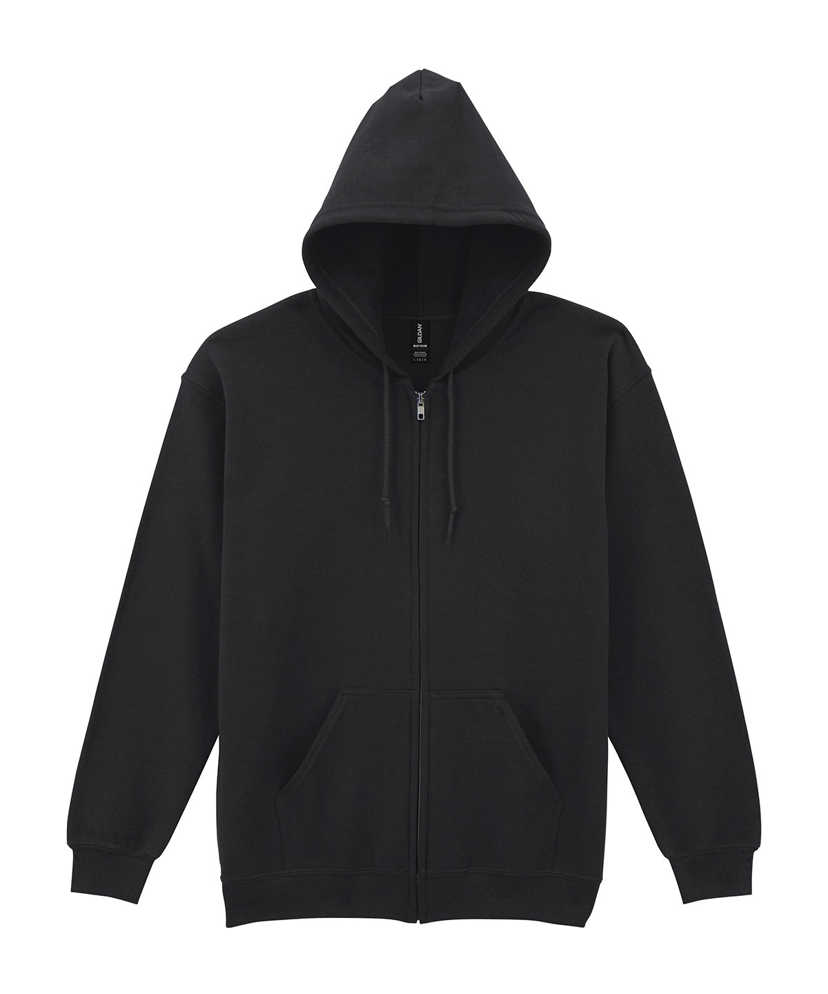 Heavy Blend  full zip hooded sweatshirt | black