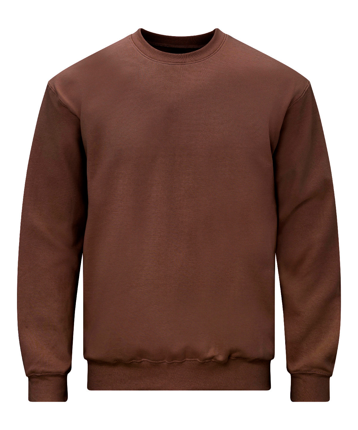 Softstyle midweight fleece adult crew neck | Cocoa