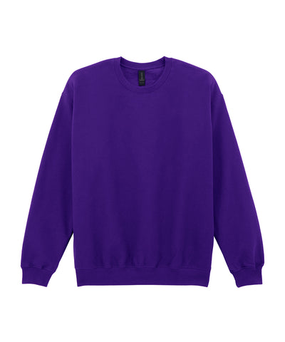 Softstyle midweight fleece adult crew neck | purple