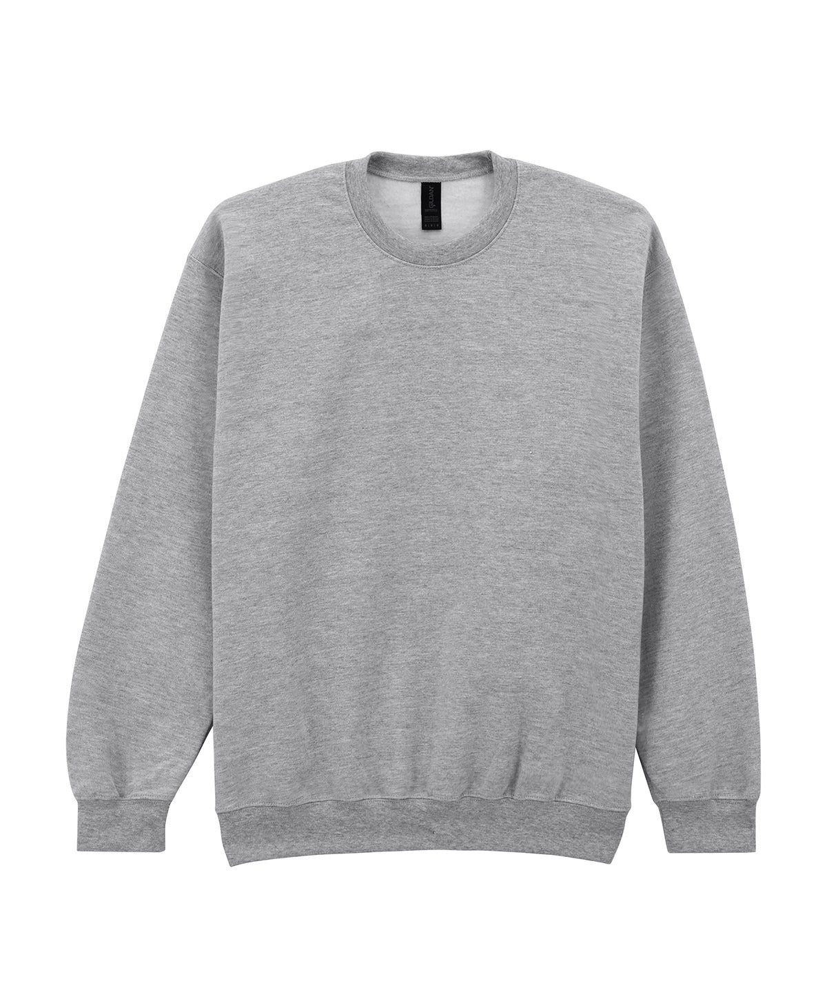 Softstyle midweight fleece adult crew neck | ringspun sport grey