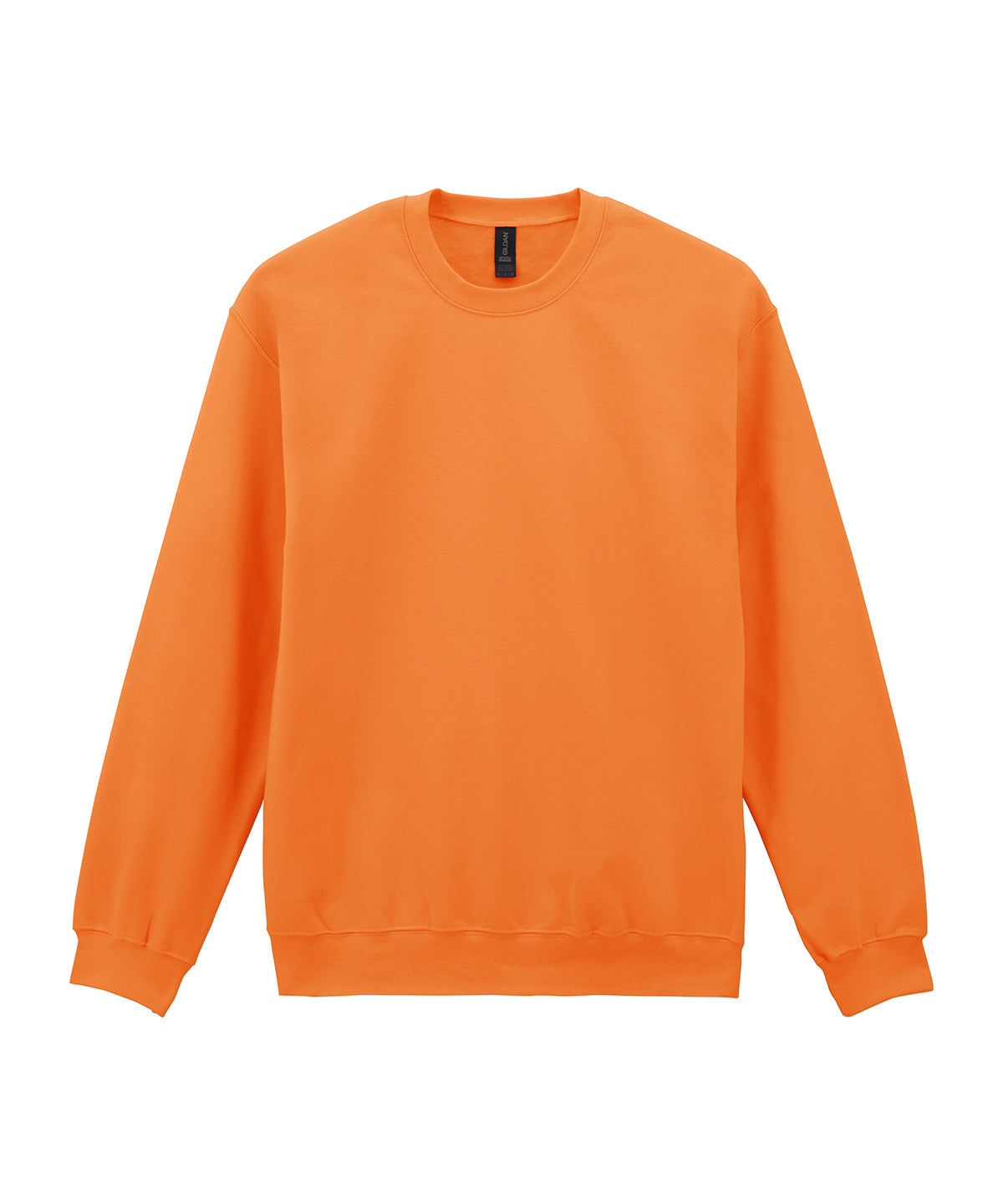 Softstyle midweight fleece adult crew neck | tangerine