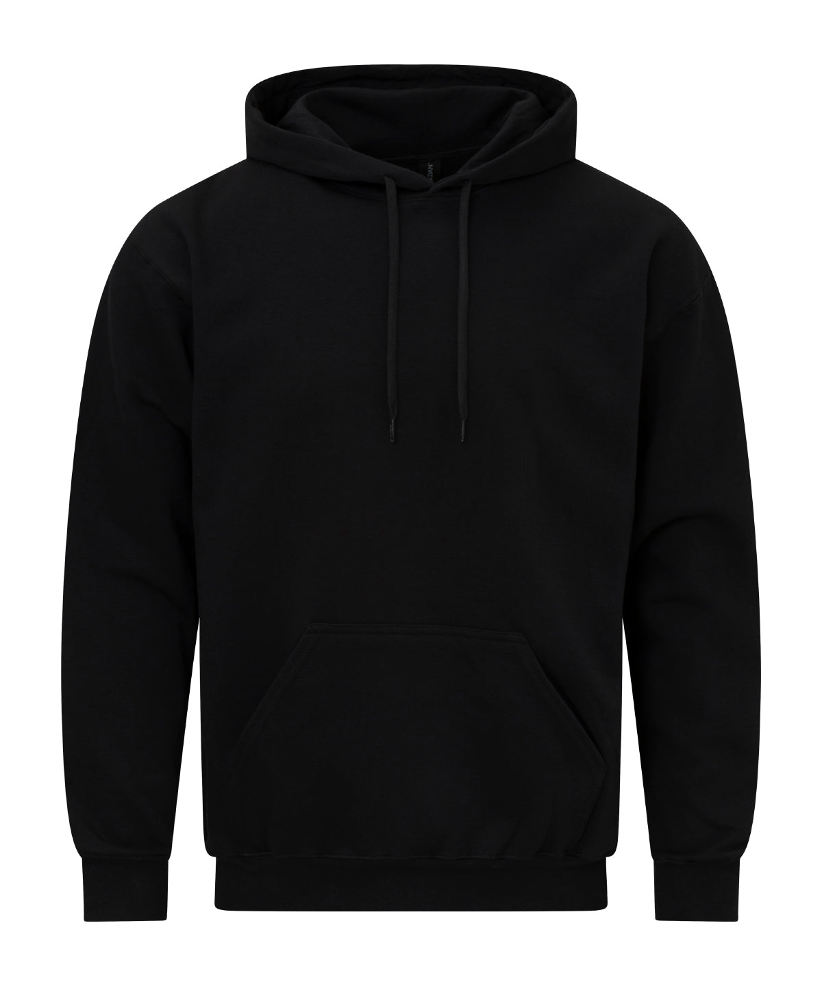 Softstyle midweight fleece adult hoodie | Black
