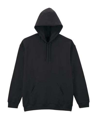 Softstyle midweight fleece adult hoodie | black