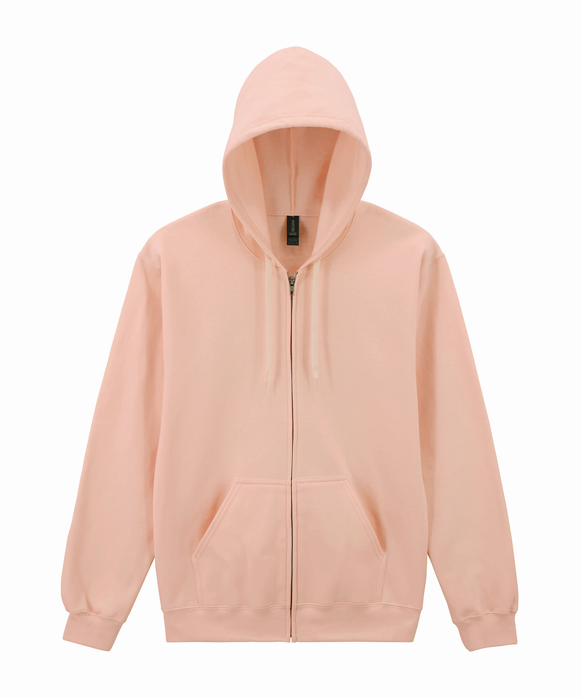 Softstyle midweight fleece adult full-zip hooded sweatshirt | dusty rose