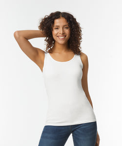 Softstyle womens tank top | black