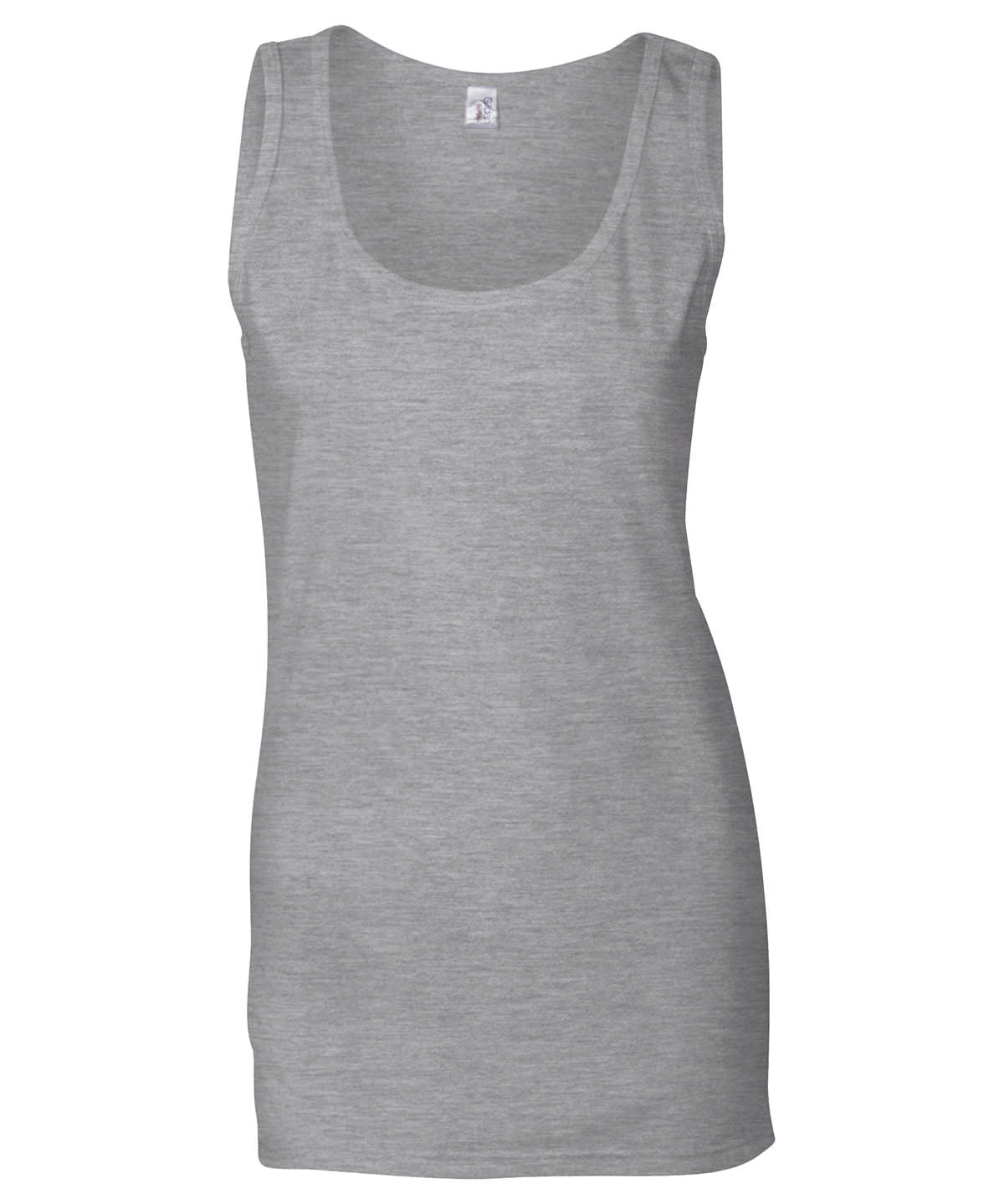 Softstyle womens tank top | ringspun sport grey