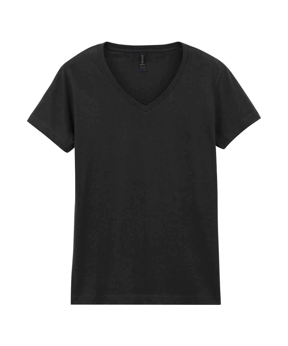 Softstyle womens v-neck t-shirt | black