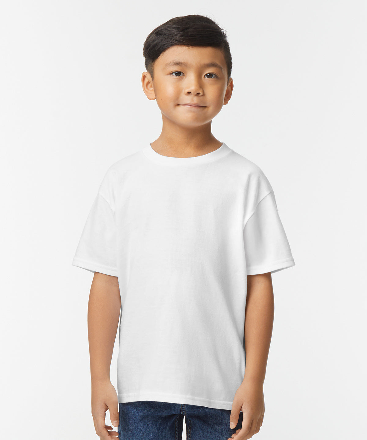Softstyle midweight youth t-shirt | pitch black