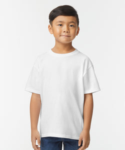 Softstyle midweight youth t-shirt | pitch black
