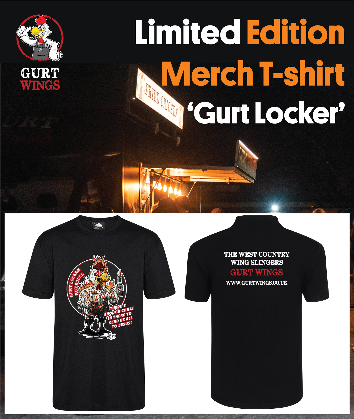 Gurt Wings - 'Limited Edition' Merch T-Shirt - Gurt Locker