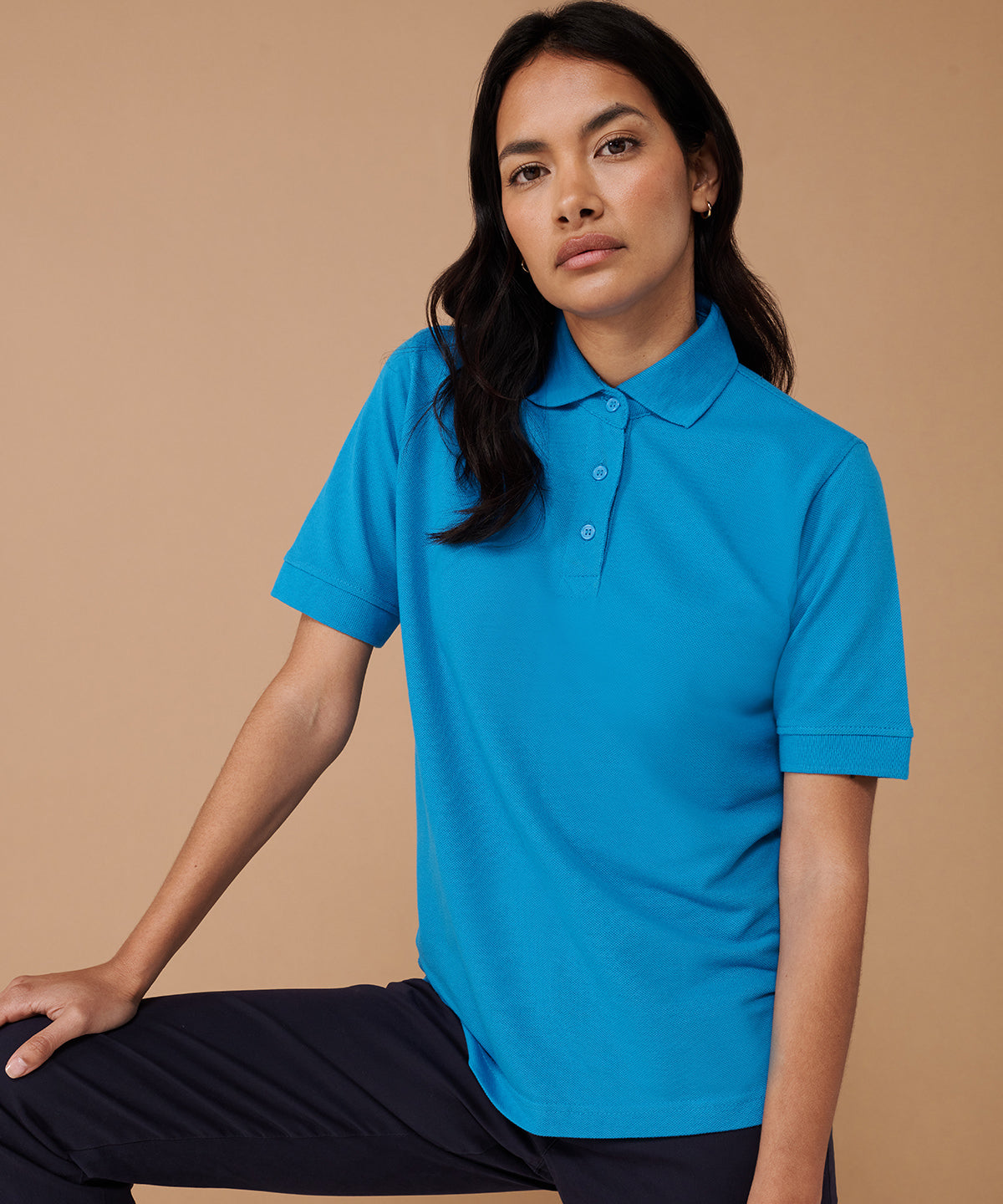 Womens 65/35 polo shirt | White