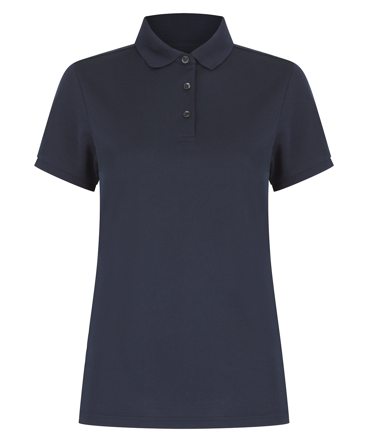 Womens recycled polyester polo shirt | navy