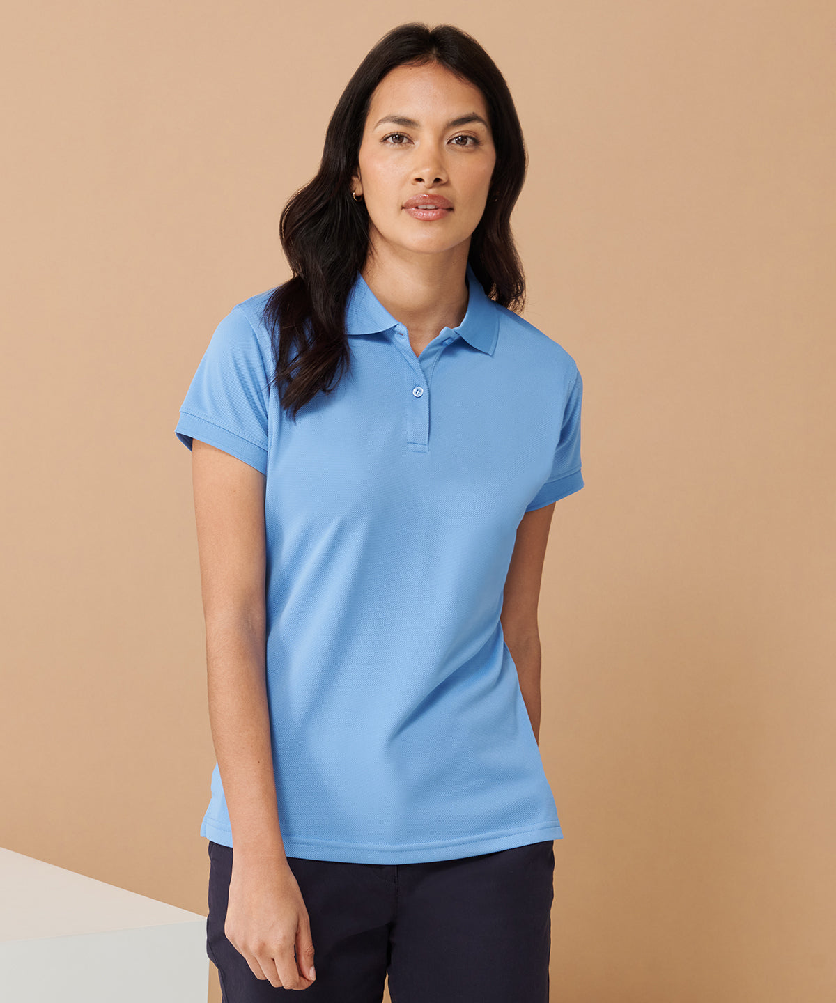 Womens Coolplus® polo shirt | Mid Blue