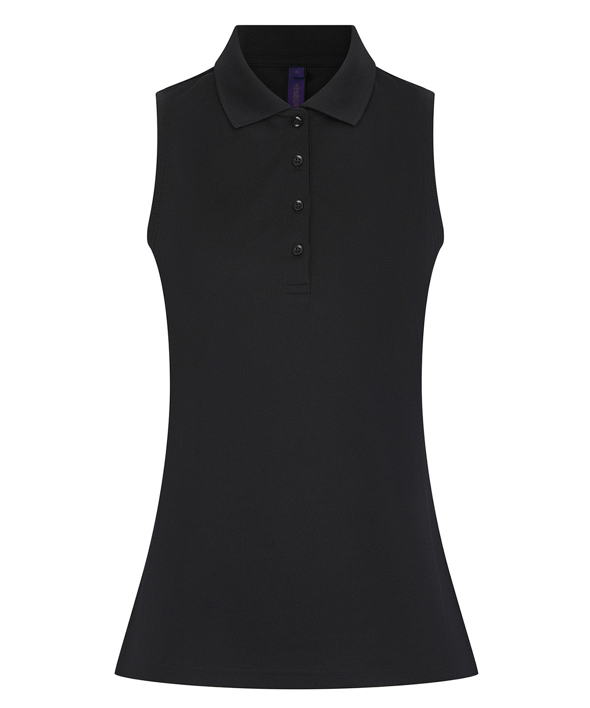 Womens sleeveless Coolplus® polo shirt | black