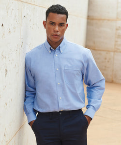 Long sleeve classic Oxford shirt | blue