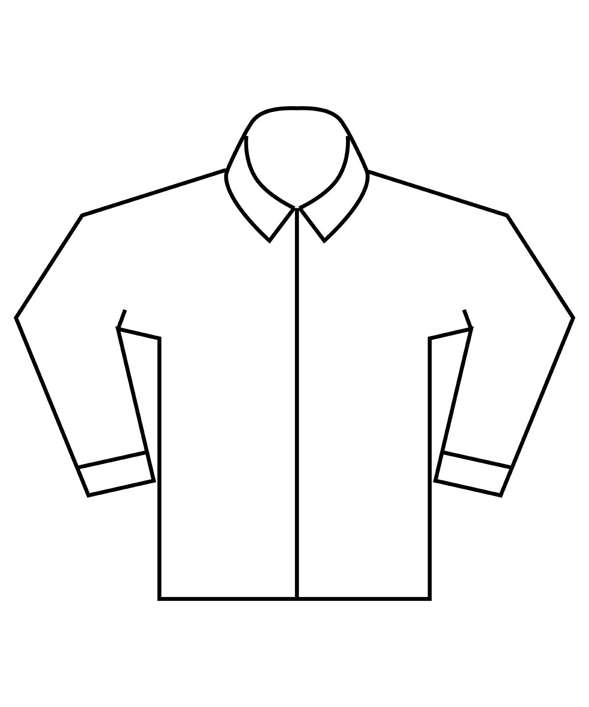 Long sleeve cotton-feel Coolplus® shirt | white