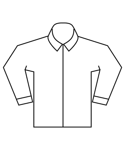 Long sleeve cotton-feel Coolplus® shirt | white