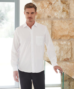 Wicking antibacterial long sleeve shirt | black