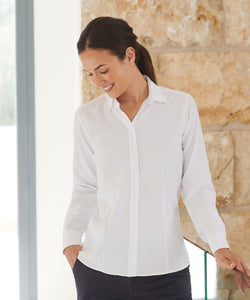 Womens wicking antibacterial long sleeve shirt | black