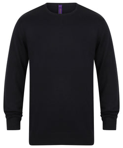 Crew neck jumper | black