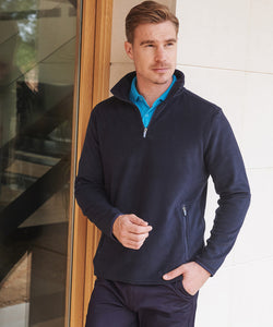 zip microfleece jacket | black