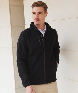 Recycled polyester microfleece jacket | black