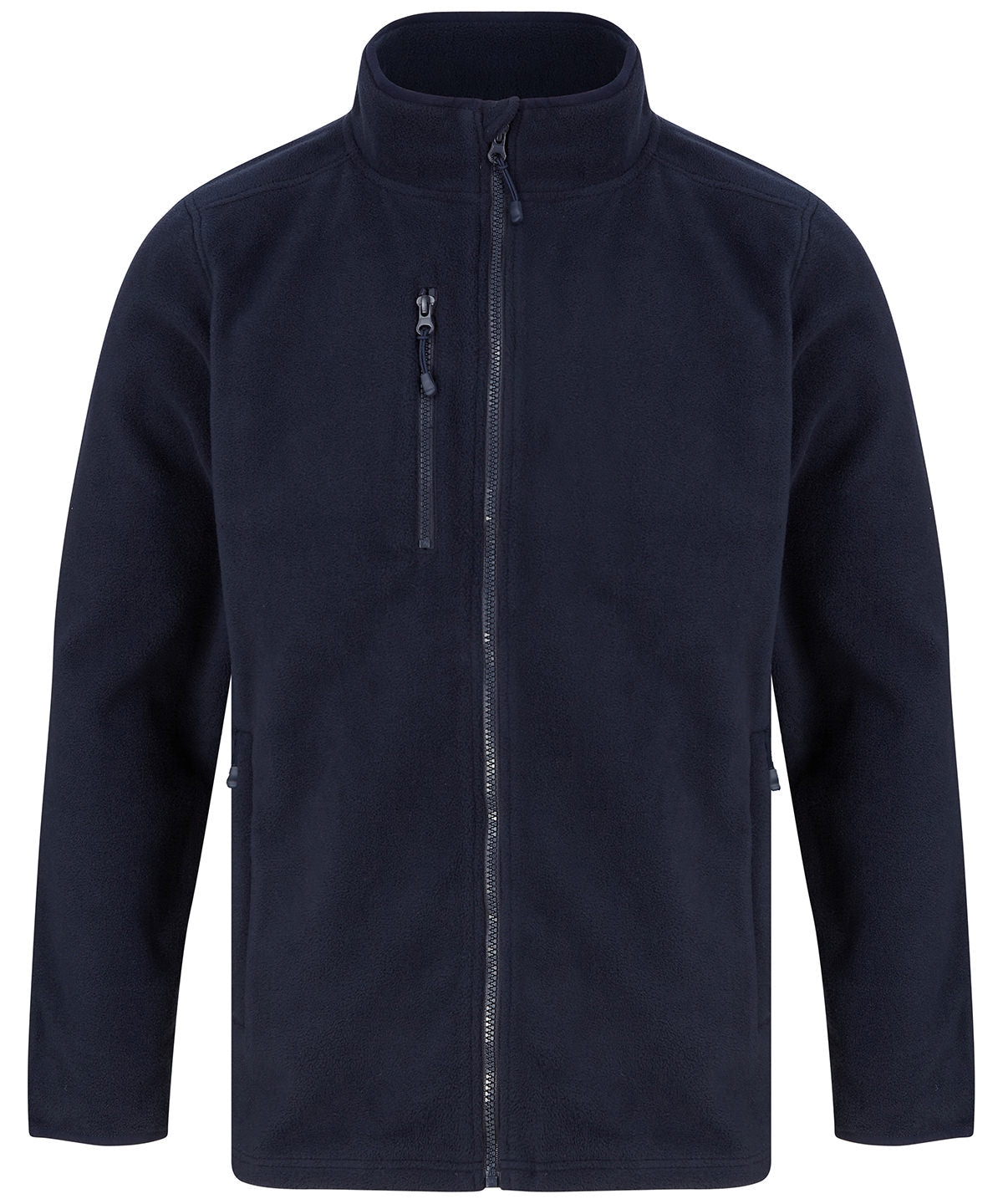 Recycled polyester microfleece jacket | navy