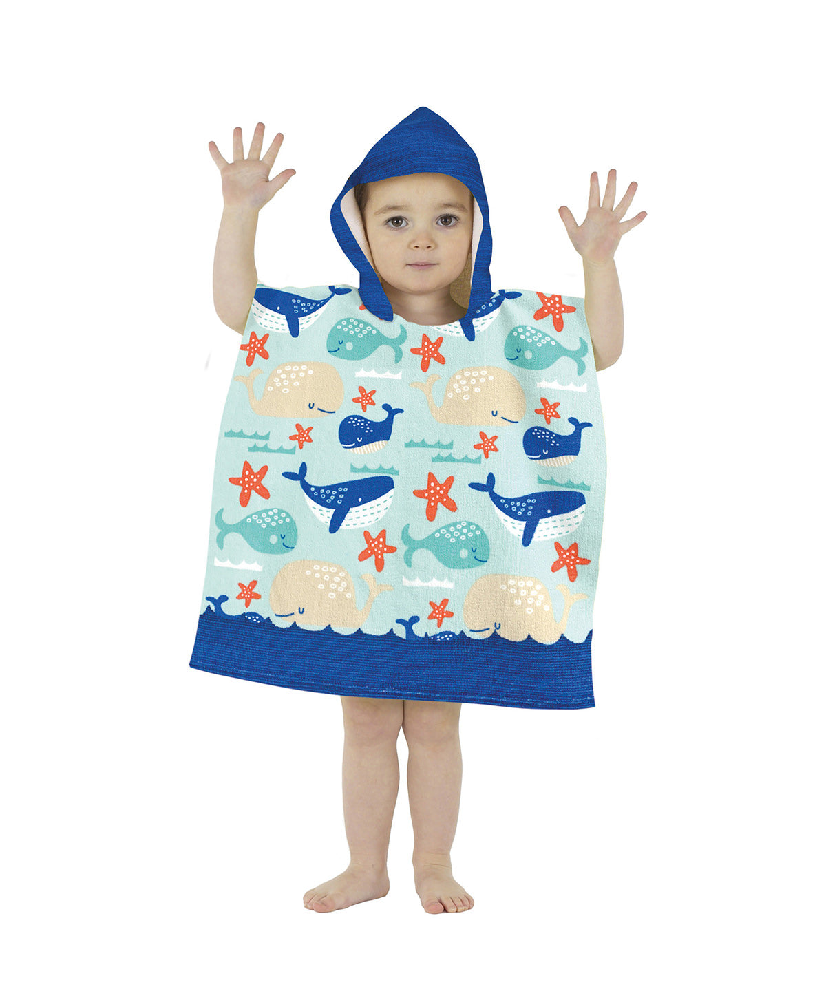 Toddler microfibre changing robe | crab