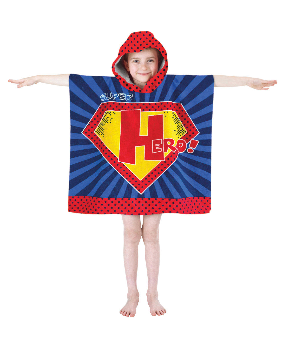 Kids microfibre changing robe | octopus