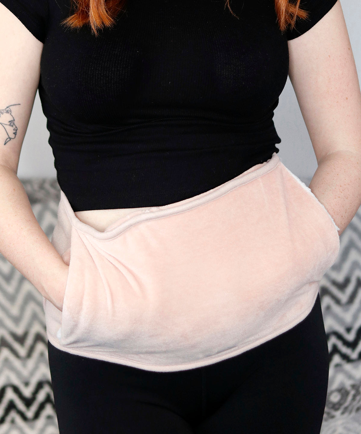 Wrap-around hot water bottle | pink