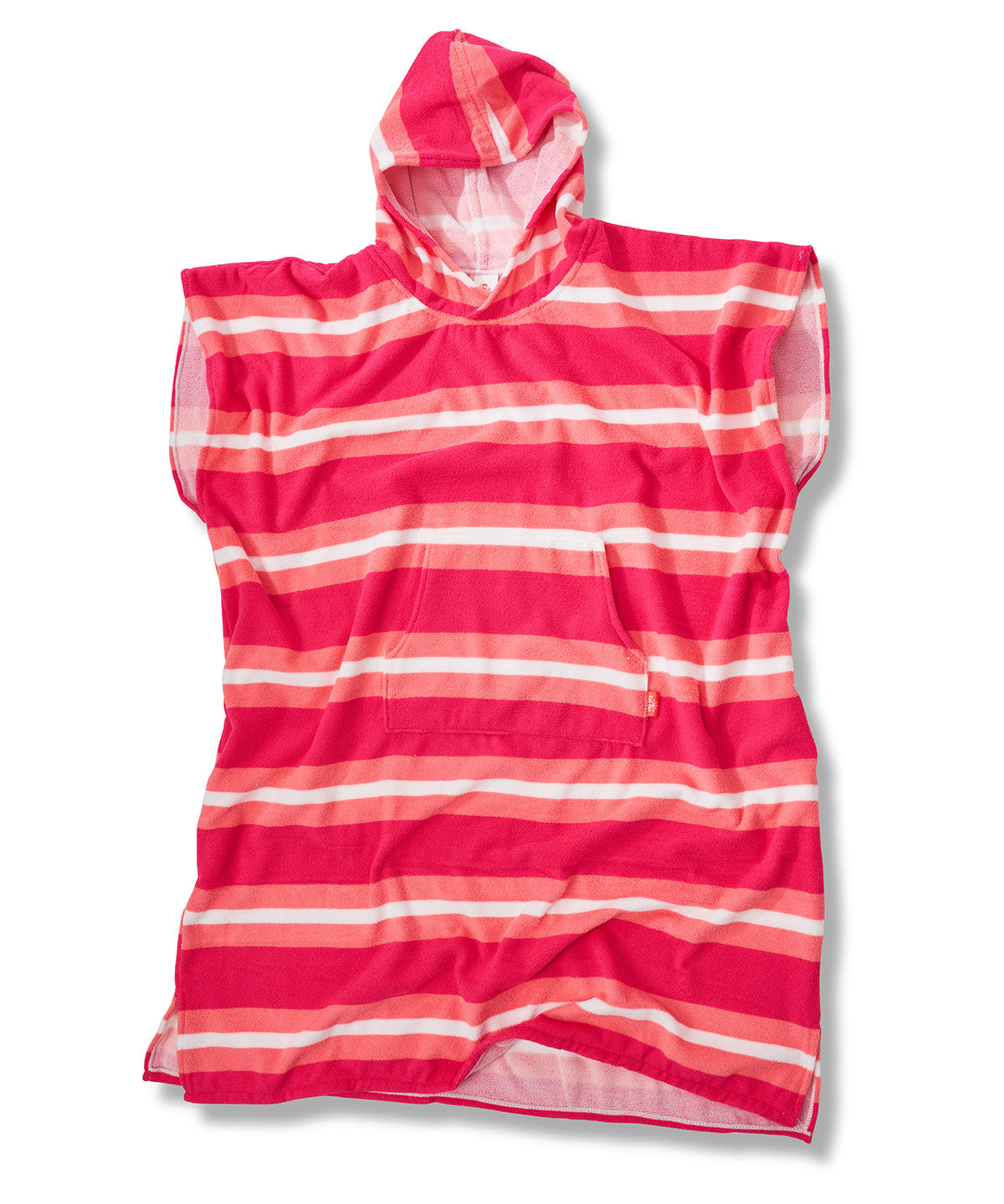 Cotton changing robe | pink stripe