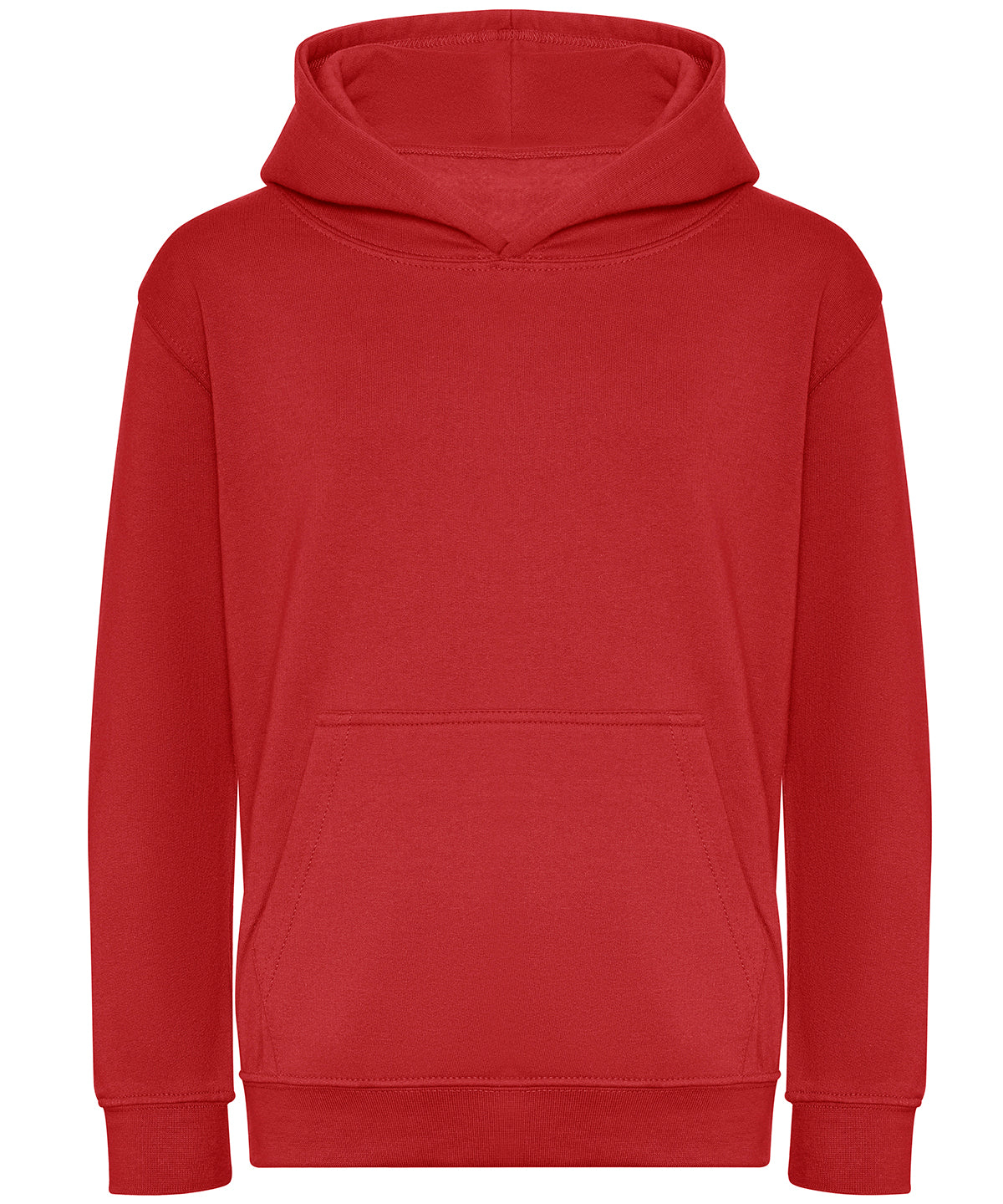 Kids organic hoodie | fire red
