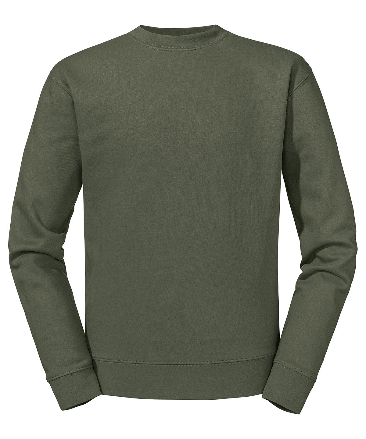 Set-in sleeve sweatshirt | olive
