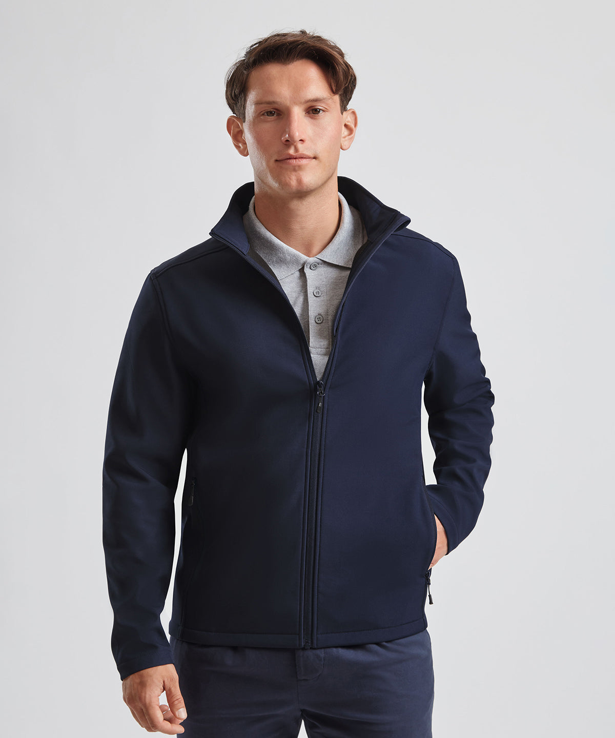 Essential softshell jacket | iron grey
