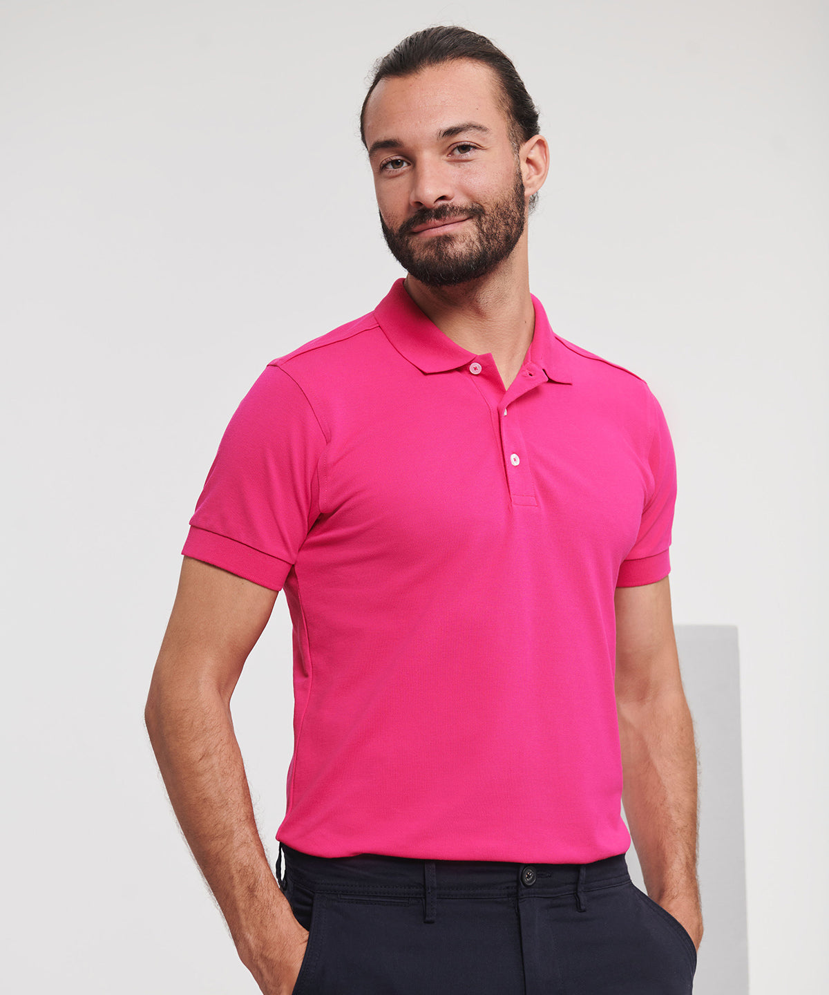 Stretch polo | Sky