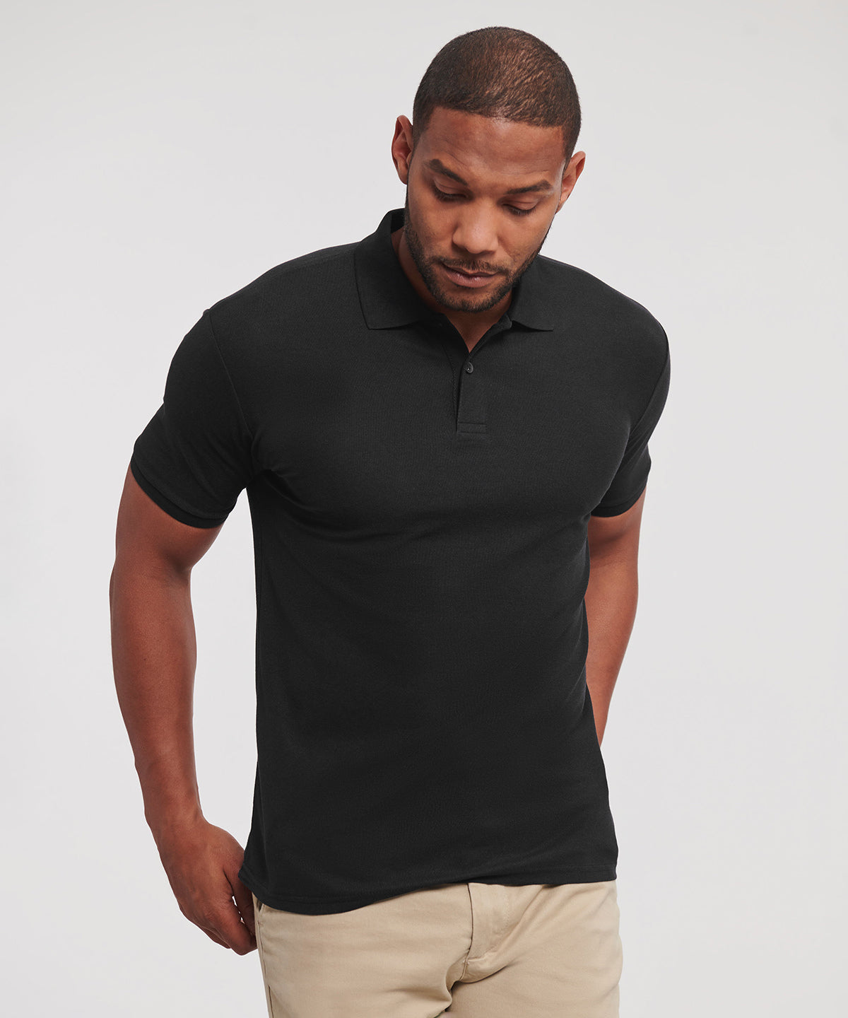 Authentic eco polo | black