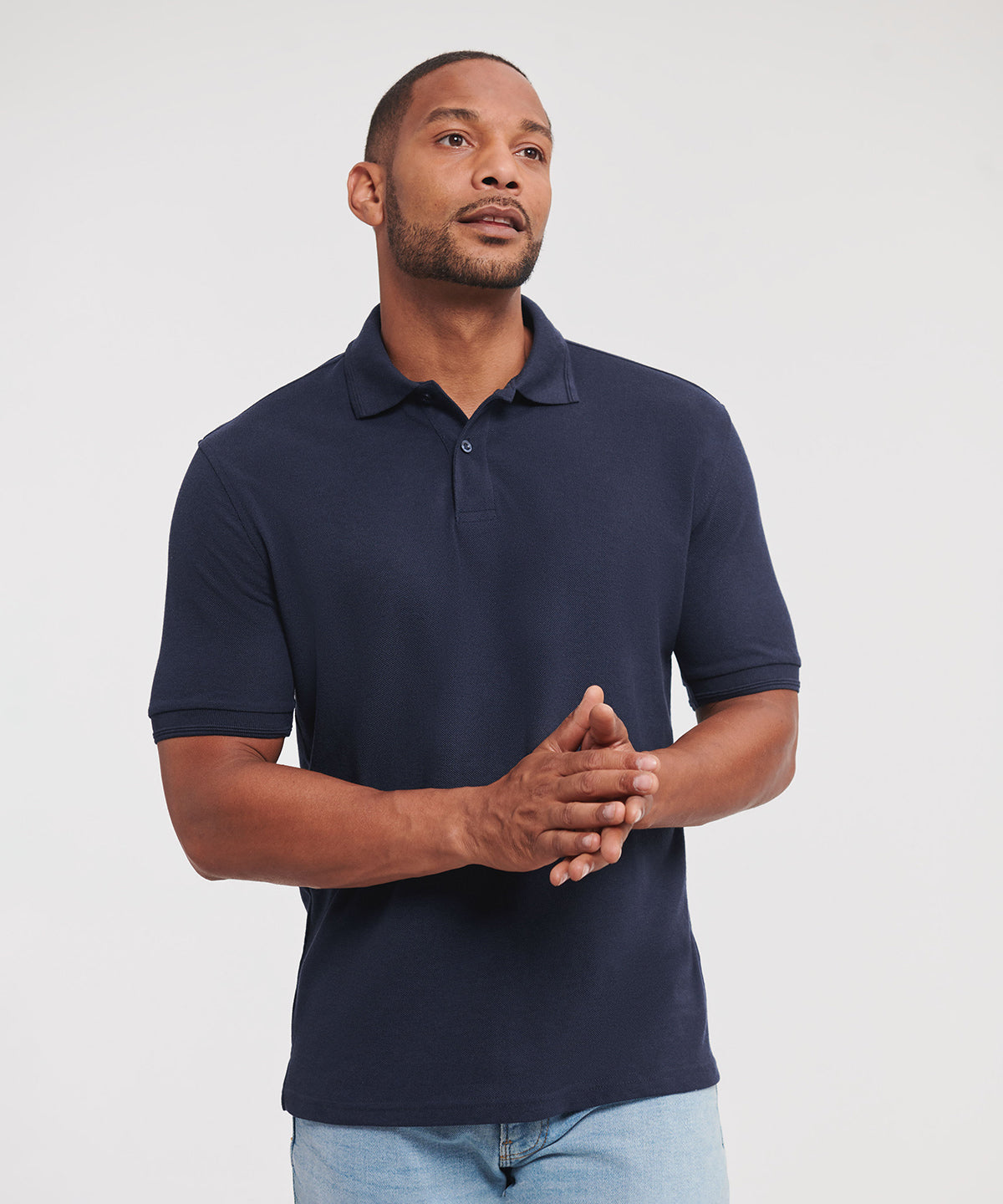 Hard-wearing 60C wash polo | black