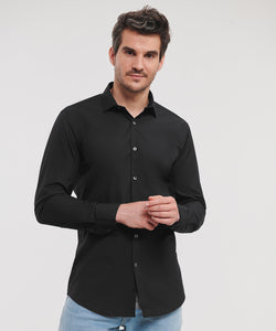 Long sleeve ultimate stretch shirt | black