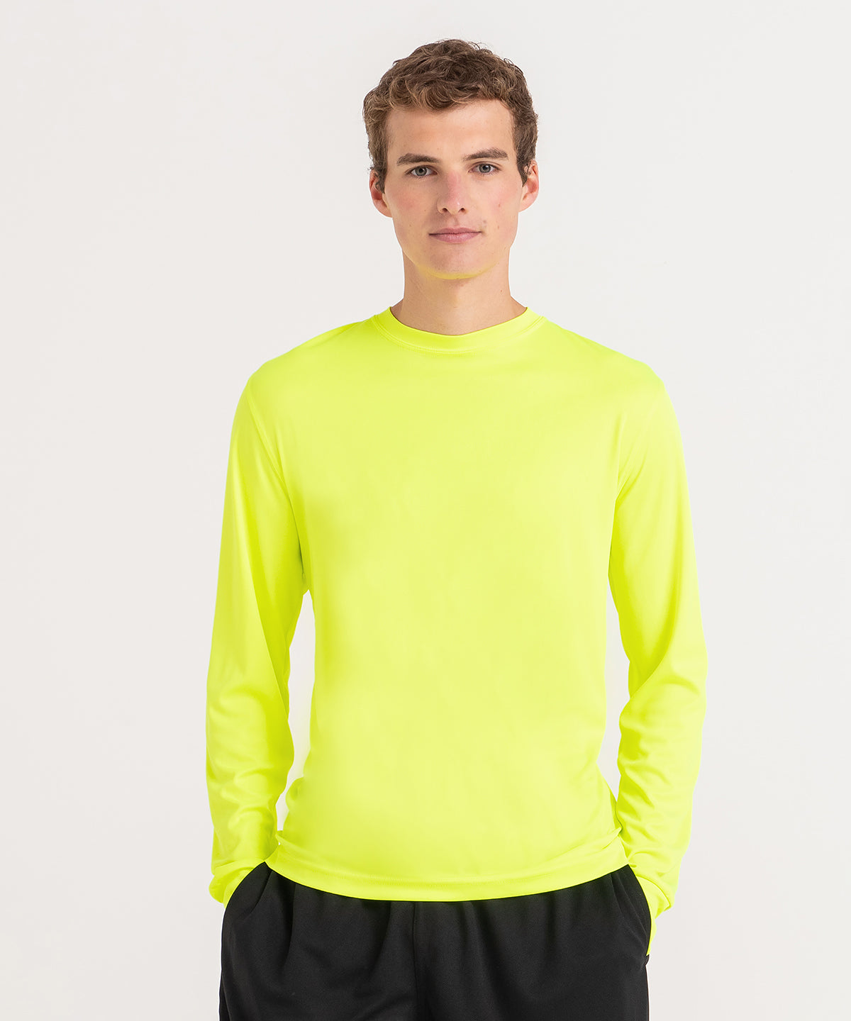 Long sleeve active T | jet black