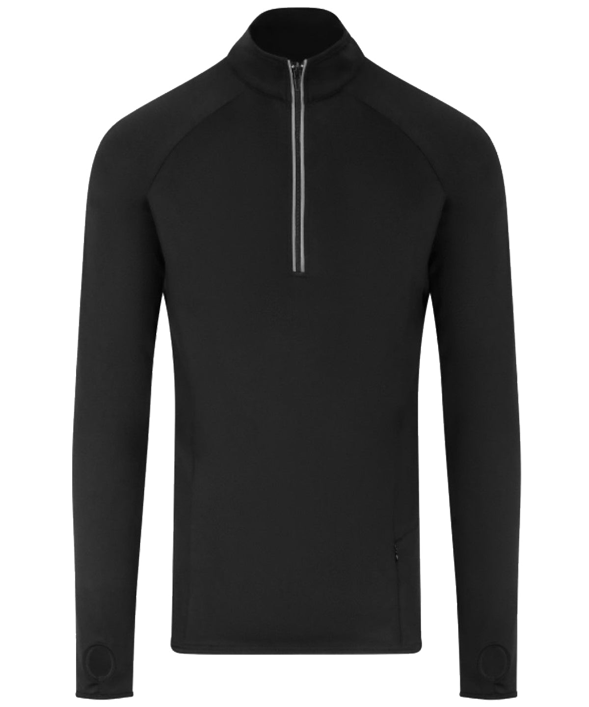 Cool Flex long half-zip top | Jet Black