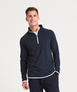 Cool  zip sweatshirt | jet black/fire red